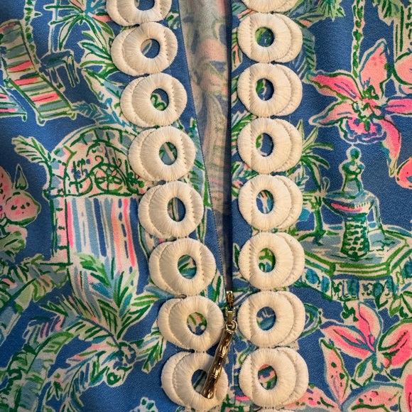 NWT Lilly Pulitzer, Jane Shift Dress, Boca Blue Beneath The Bougainvillea size 6 - Picture 3 of 4